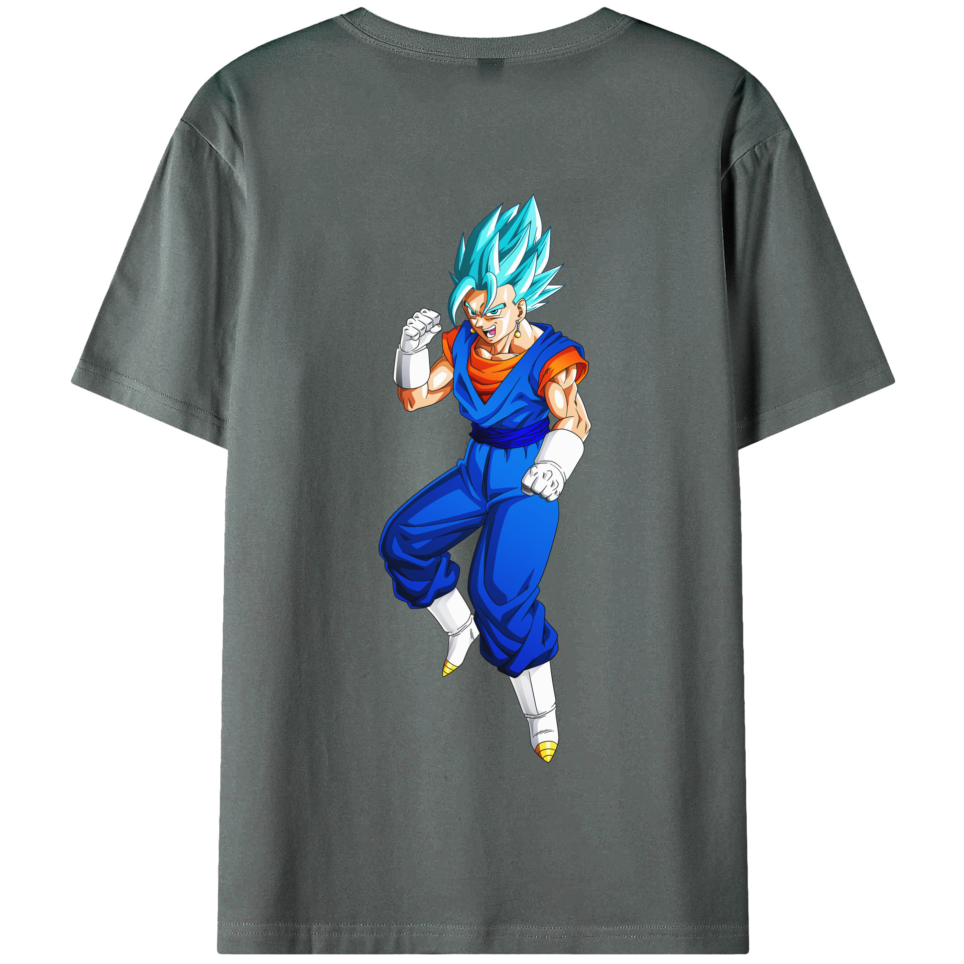 （画像用） ドラゴンボール ベジット DRAGON BALL Vegetto 綿100％半袖Tシャツ（背面プリント）